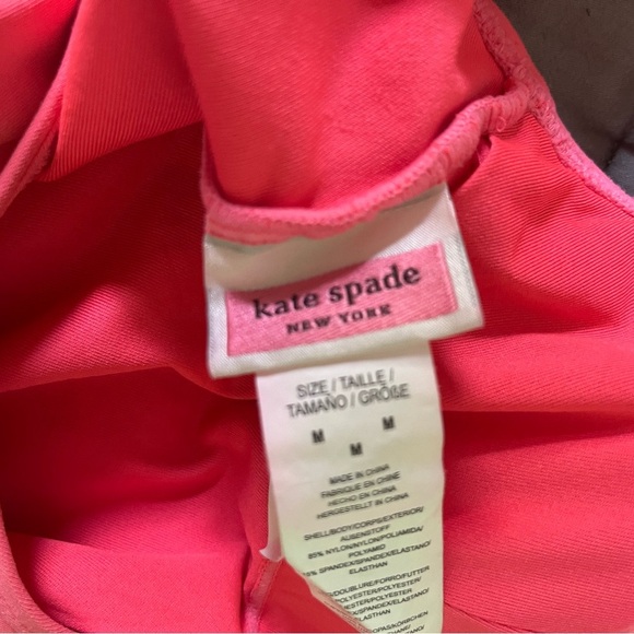 Kate Spade pink Ruffle Swimwear Bathing Suit Swimming One Piece medium - Picture 7 of 7